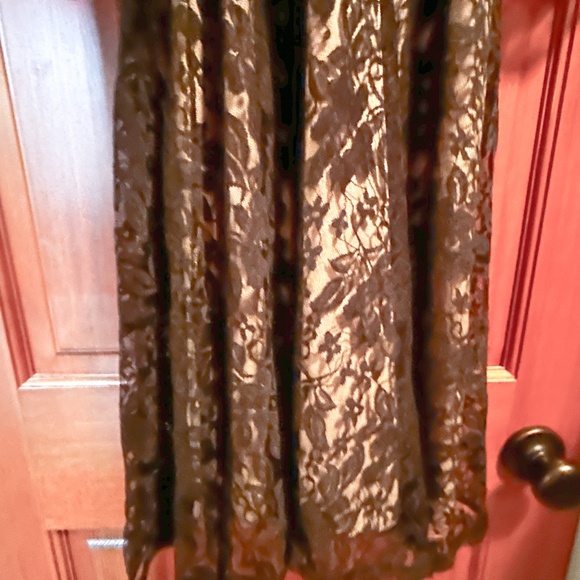 Stunning faux wrap black lace dress - Picture 6 of 8